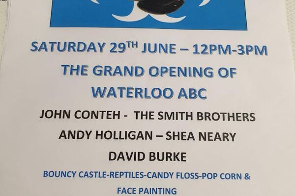 Waterloo ABC Re opening